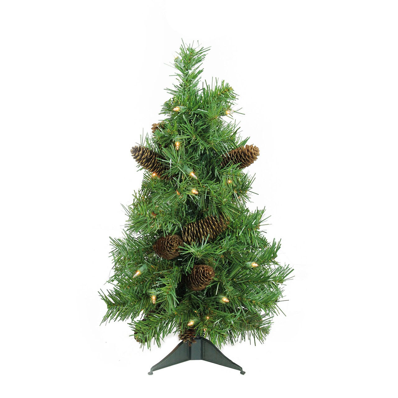 Northlight Pre-Lit Full Dakota Pine Artificial Christmas Tree - 2' - Clear Lights